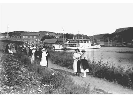 Häggvik ca.1920. Fotograf Emil Nordenmark